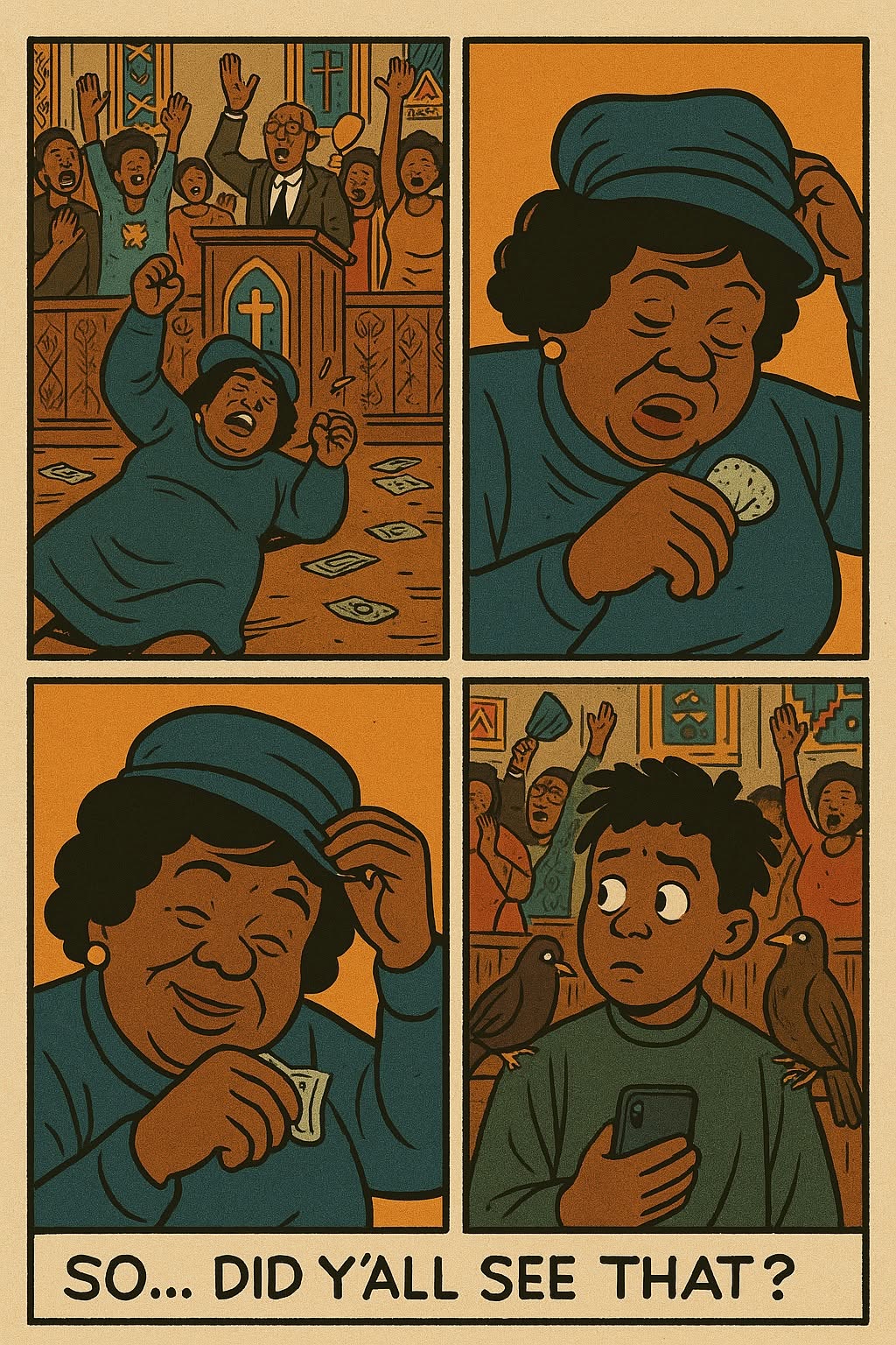 Sanctified Chaos & The Wig Heist — panel 9
